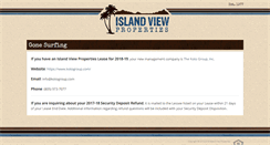 Desktop Screenshot of islandviewproperties.com